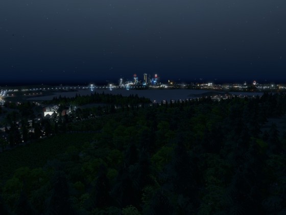 Rathenau bei Nacht